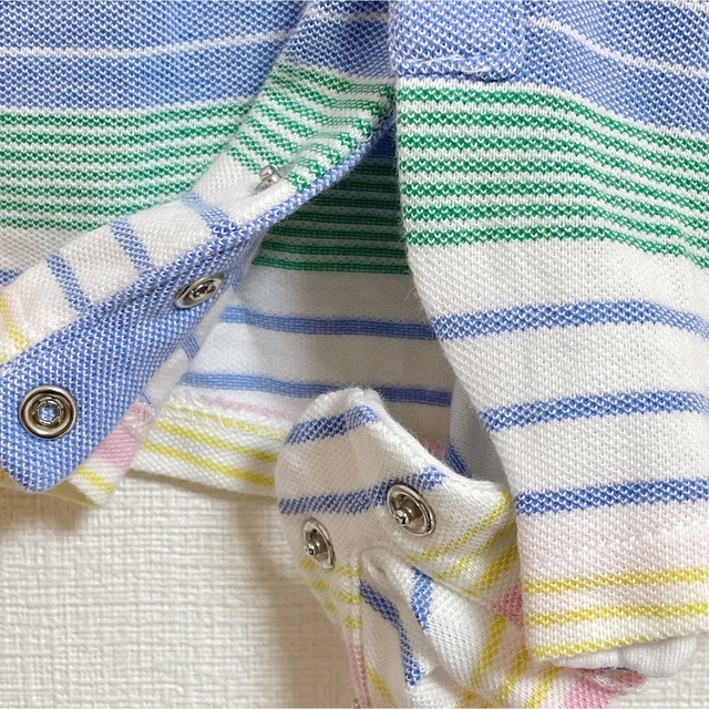 Ralph Lauren(ラルフローレン)の美品 ポロラルフローレン 9M 75cm ロンパース ベビー服 キッズ/ベビー/マタニティのベビー服(~85cm)(ロンパース)の商品写真