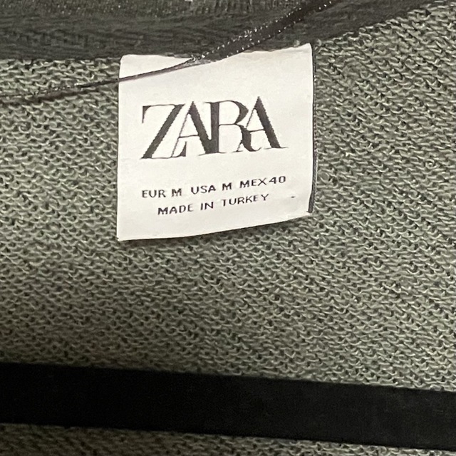 ZARA(ザラ)のZARA ロングパーカー ザラ ロングカーディガン サイズM メンズのトップス(カーディガン)の商品写真