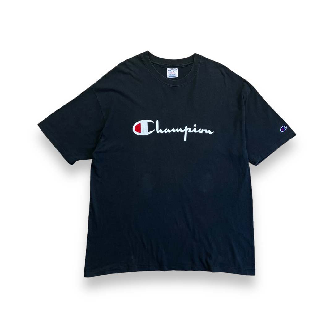 Champion(チャンピオン)の90s USA製 Champion チャンピオン ヴィンテージTシャツ ブラック メンズのトップス(Tシャツ/カットソー(半袖/袖なし))の商品写真