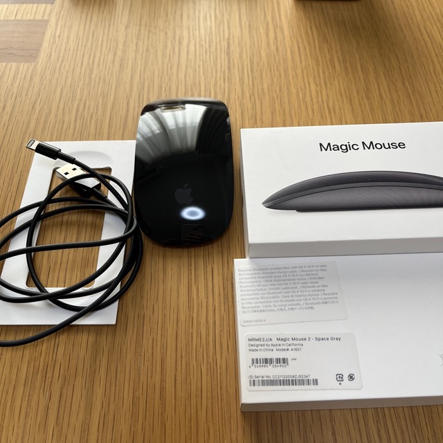 マジックマウス2 APPLE MAGIC MOUSE 2 スペースグレイ - PC周辺機器