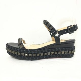 Christian Louboutin - クリスチャンルブタン サンダル 35 - 黒の通販