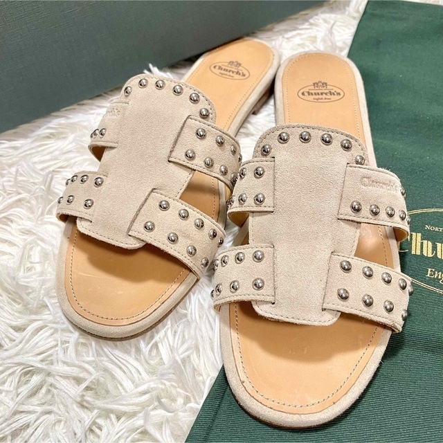 新品 Church's DEE DEE MET SANDAL ベージュ 36