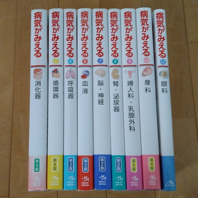 病気がみえる セット vol1,2,4,5,7,8,9,10,12 健康/医学 病気がみえる セット vol1,2,4,5,7,8,9,10,12 健康/医学