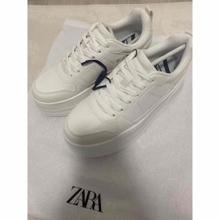 ザラ(ZARA)の(ぱんださん専用)ZARA プラットフォームスニーカー　 36  23.4cm(スニーカー)