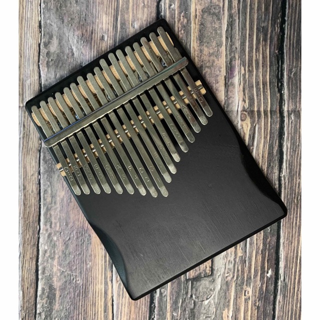 カリンバ 指ピアノ 17音 初心者 マホガニ Kalimba 17キー☆ブラック 楽器の鍵盤楽器(その他)の商品写真