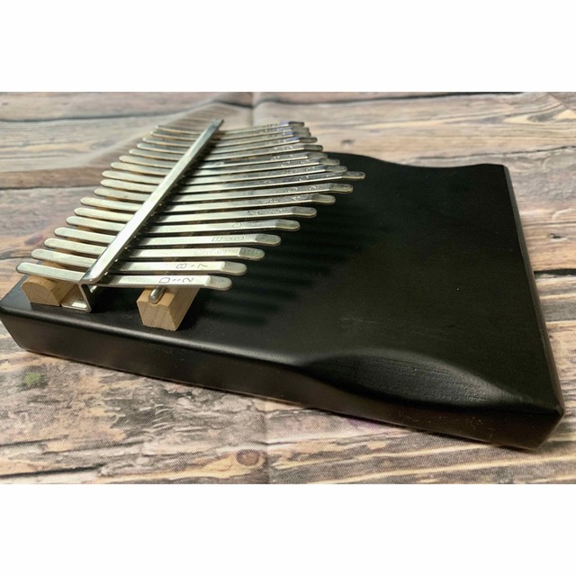 カリンバ 指ピアノ 17音 初心者 マホガニ Kalimba 17キー☆ブラック 楽器の鍵盤楽器(その他)の商品写真