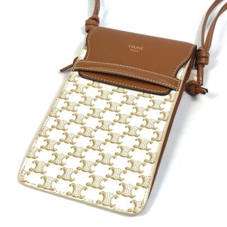 celine - セリーヌ CELINE フラップ付きモバイルポーチ 10G332CQD