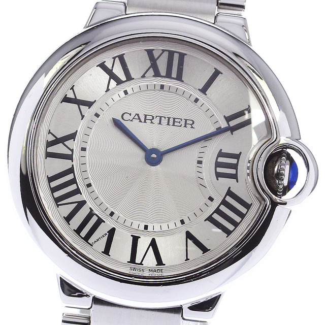 カルティエ CARTIER W69011Z4 バロンブルーMM クォーツ ボーイズ _741994