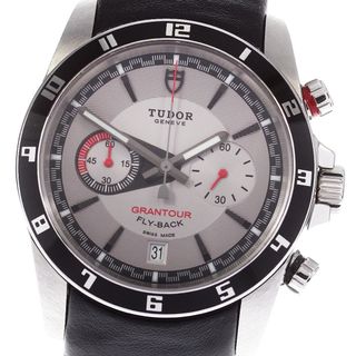 チュードル(Tudor)のチュードル TUDOR 20550N グランツアー クロノ フライバック デイト 自動巻き メンズ 箱・保証書付き_744468(腕時計(アナログ))