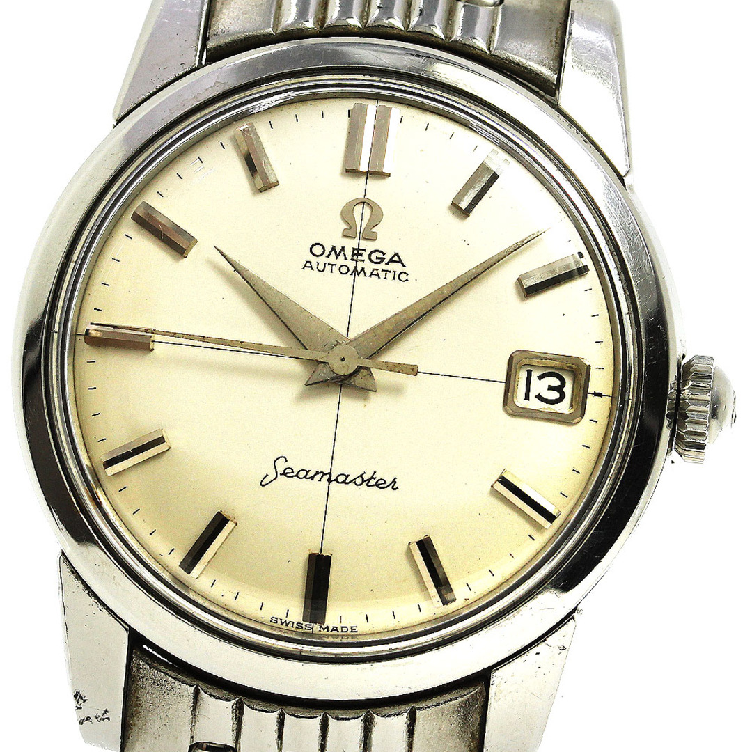 オメガ OMEGA 2849-2SC シーマスター Cal.562 デイト ライスブレスレット 自動巻き メンズ _741491【ev15】