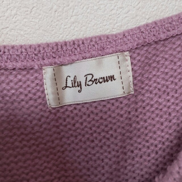 Lily Brown(リリーブラウン)のリリーブラウンニットワンピース レディースのワンピース(その他)の商品写真