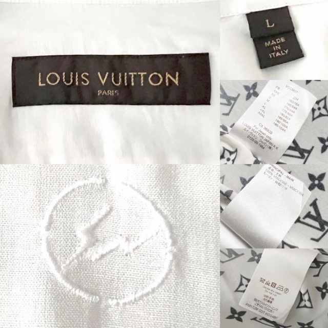 LOUIS VUITTON - 美品 LOUIS VUITTON フラグメント モノグラム シャツ ...