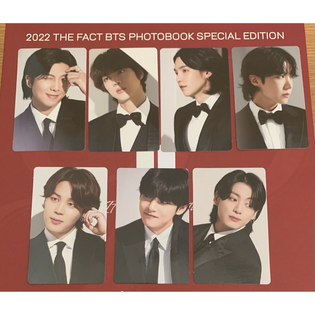 BTS 2022THE FACT写真集 PHOTOBOOK トレカ7枚