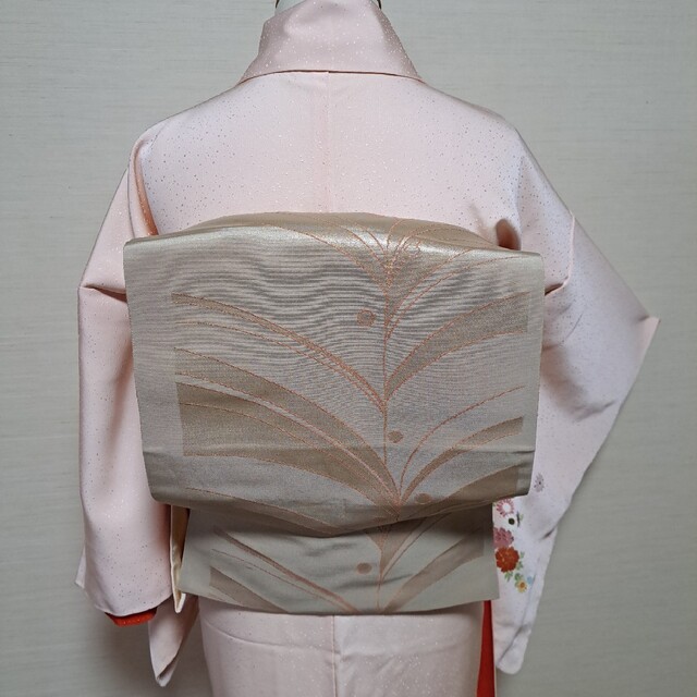 正絹 草花文 扇 刺繍 金彩 付下げ5点セット 正絹 草花文 扇 刺繍 金彩 付下げ5点セット