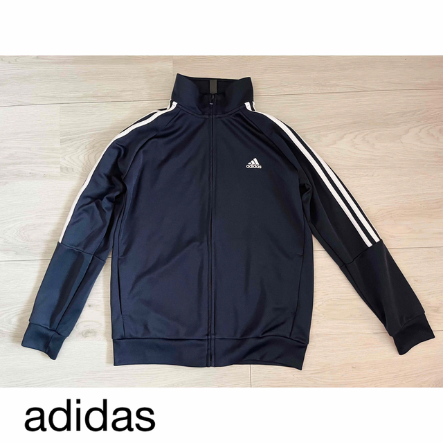 adidas(アディダス)のadidas＊ブラックジャージ キッズ/ベビー/マタニティのキッズ服男の子用(90cm~)(ジャケット/上着)の商品写真