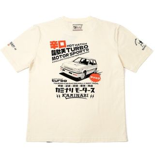 テッドマン(TEDMAN)のカミナリモータース/スターレット/Tシャツ/ホワイト/KMT-231/エフ商会(Tシャツ/カットソー(半袖/袖なし))