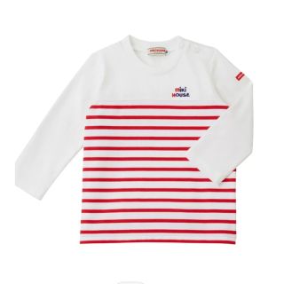 ミキハウス(mikihouse)のお値下げしました♡新品♡ミキハウス　ボーダーTシャツ　長袖(シャツ/カットソー)