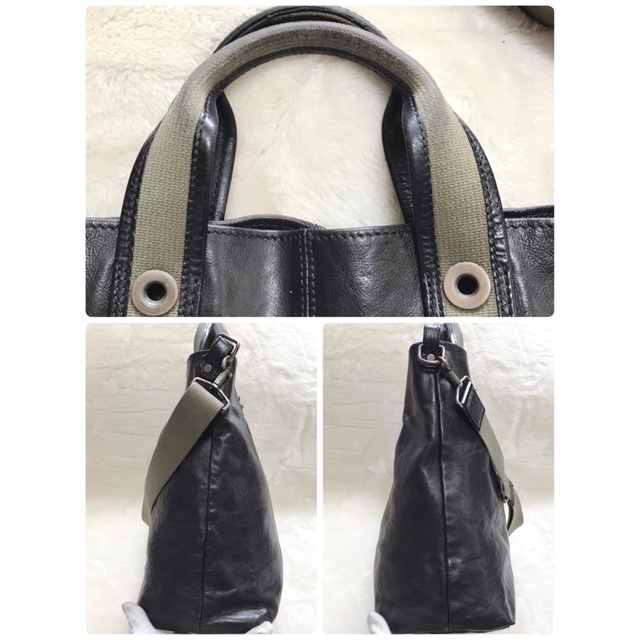 廃盤 BEAU DESSIN ボーデッサン 2way ショルダーバッグ レザー