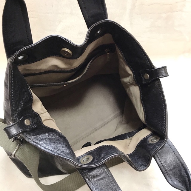 廃盤 BEAU DESSIN ボーデッサン 2way ショルダーバッグ レザー