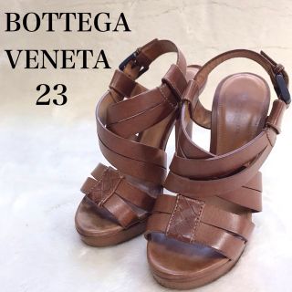 ボッテガヴェネタ(Bottega Veneta)のボッテガヴェネタ レザーストラップ イントレ サンダル パンプス ヒール ブーツ(サンダル)