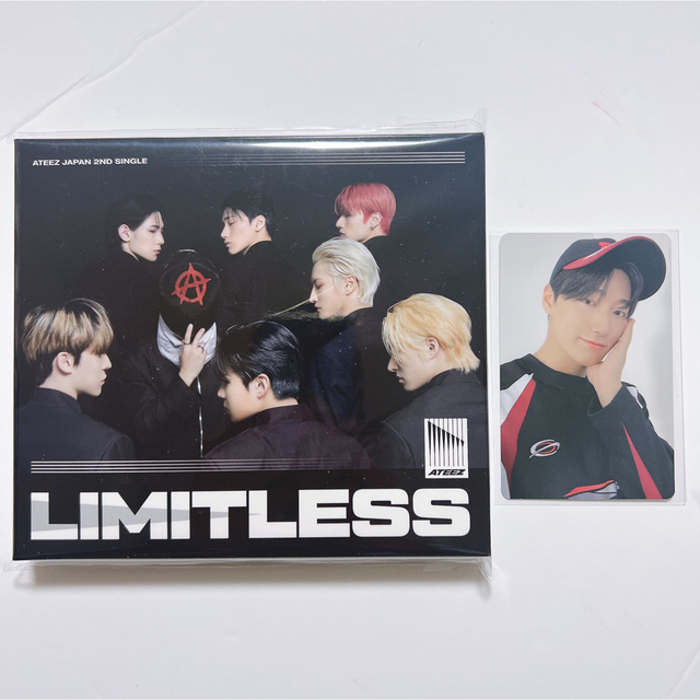 ATEEZ(エイティーズ)の【ATINY盤 サン】ATEEZ limitless CD+トレカ エンタメ/ホビーのCD(K-POP/アジア)の商品写真