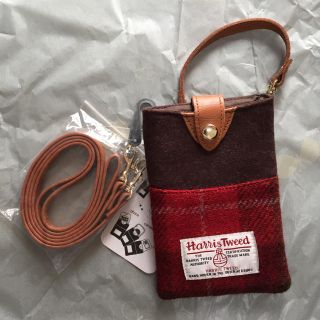 ハリスツイード(Harris Tweed)のハリスツイード スマホケース(ショルダーバッグ)