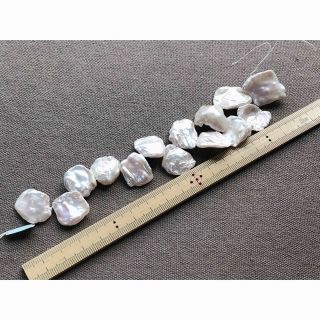 cc762/SALE!淡水パール◇超艶あり高級ケシ ピンクオレンジ系1連