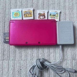 ニンテンドー3DS ピンク ソフト付き (携帯用ゲーム機本体)