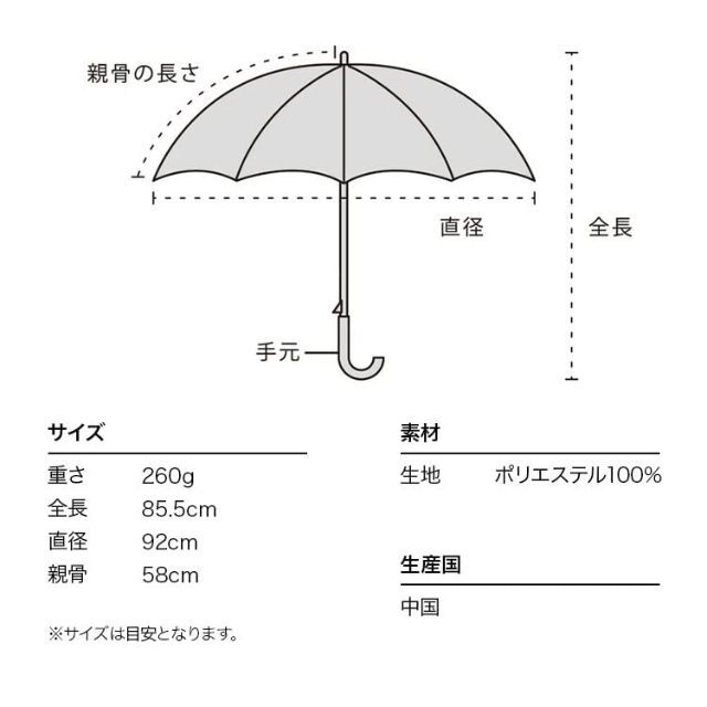 【色: ベージュ】Wpc. 雨傘 ハナプリント ベージュ 58cm レディース 6