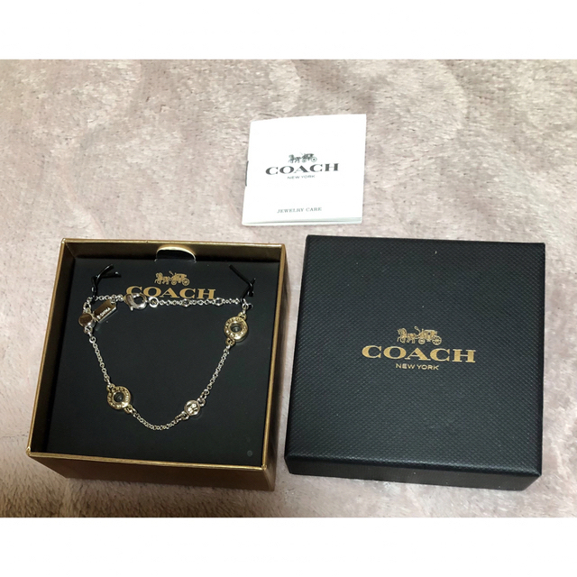 COACH(コーチ)の限界値下げ❗️【美品】coach コーチブレスレット‼️シルバー❗️ レディースのアクセサリー(ブレスレット/バングル)の商品写真