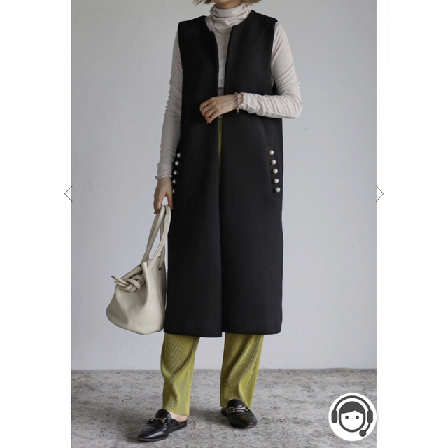 限定価格!Bonjour Sagan ビッグパールジレ