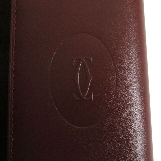 未使用品□Cartier マスト ドゥ カルティエ ドゥーブルC エンボスロゴ