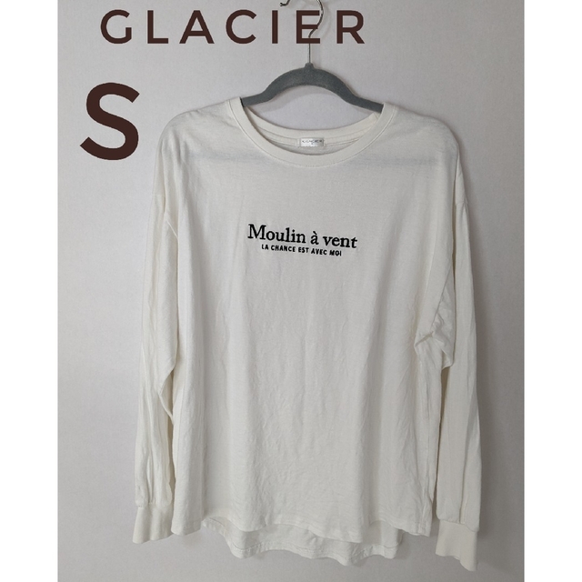 GLACIER グラシア ロゴ ロンＴ 長袖 Tシャツ ホワイト 白 S | フリマアプリ ラクマ