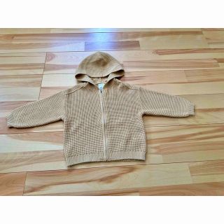 ザラキッズ(ZARA KIDS)の【新品・未使用】ZARA kids ニットパーカー  92cm(ジャケット/上着)