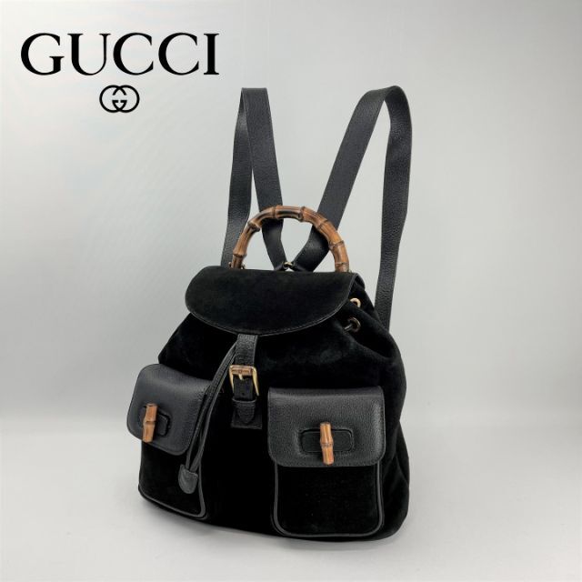 大人気新品 GUCCI グッチ バンブー バックパック リュックサック