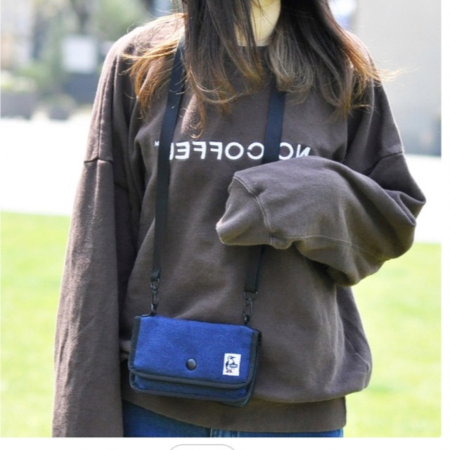 CHUMS(チャムス)のチャムス スウェット ミニポーチ レディースのバッグ(ショルダーバッグ)の商品写真