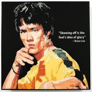 Bruce Lee ブルース リー / ポップアートパネル / 壁掛けインテリア(絵画/タペストリー)