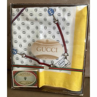 グッチ(Gucci)のGucci ハンカチ グッチ アクセサリーコレクション 黄色 イエロー ビット(ハンカチ)
