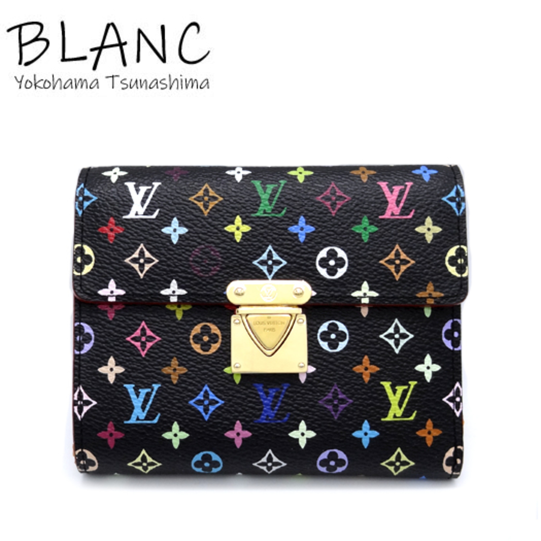 LOUIS VUITTON(ルイヴィトン)のルイ ヴィトン ポルトフォイユ コアラ マルチカラー ノワール 黒 M58015 財布 レディースのファッション小物(財布)の商品写真