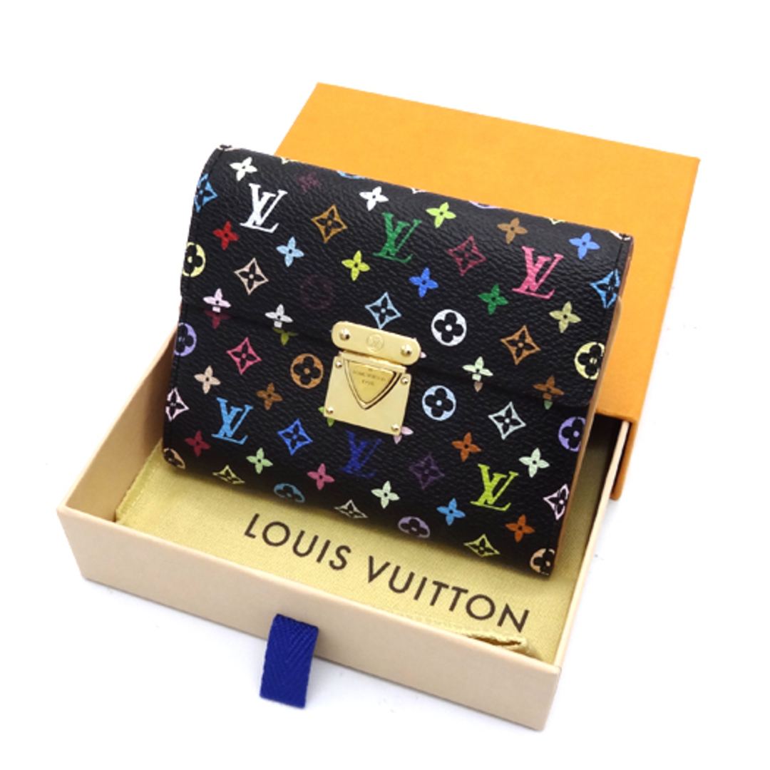 LOUIS VUITTON(ルイヴィトン)のルイ ヴィトン ポルトフォイユ コアラ マルチカラー ノワール 黒 M58015 財布 レディースのファッション小物(財布)の商品写真