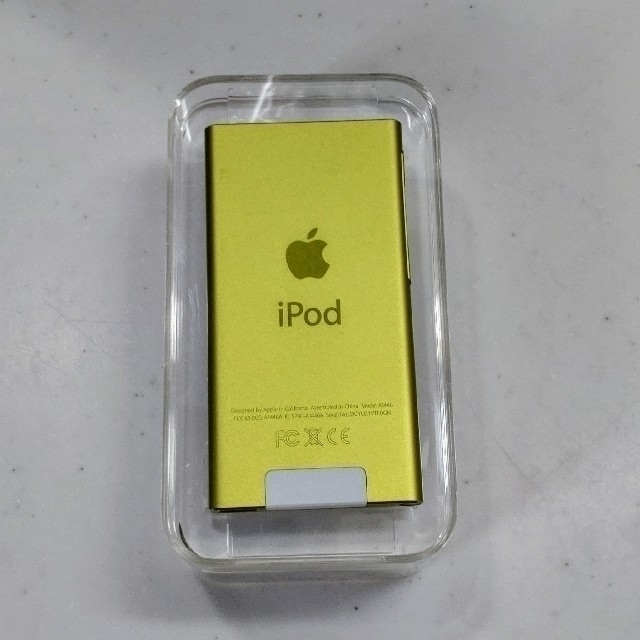 Apple(アップル)の【美品】iPod nano 第7世代 イエロー スマホ/家電/カメラのオーディオ機器(ポータブルプレーヤー)の商品写真