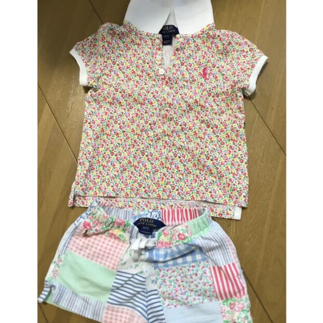 POLO RALPH LAUREN(ポロラルフローレン)の美品　ポロラルフローレン　2T 3T  セット　ワンピース　ポロシャツ キッズ/ベビー/マタニティのキッズ服女の子用(90cm~)(ワンピース)の商品写真