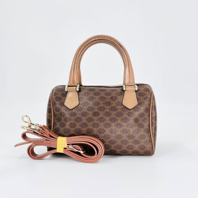 限定数のみ 【18cm】CELINE セリーヌ マカダム ミニボストン