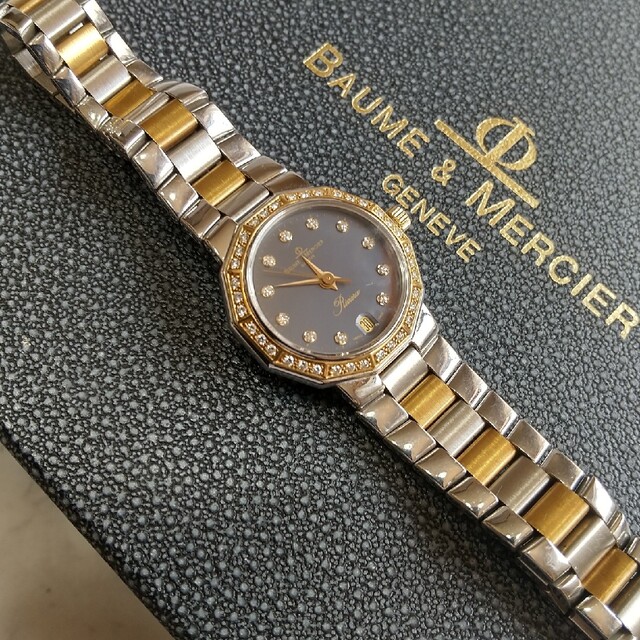 BAUME&MERCIER - ボーム&メルシエ腕時計 リビエラ 美品 ダイアモンド 