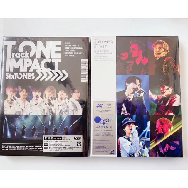 SixTONES ライブDVD TONEIMPACT & oneSTDVD