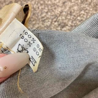エルメス HERMES カットソー ポロシャツ ハーフジップ シルク 絹 半袖