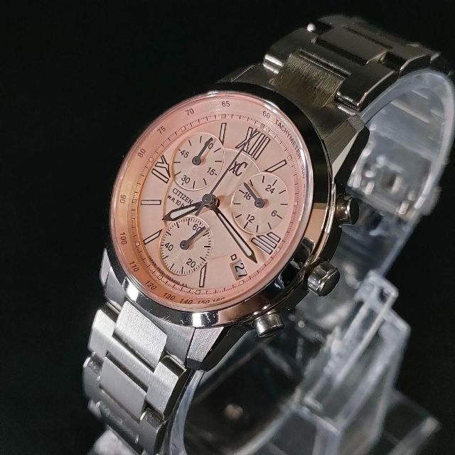 極美品【稼働品】CITIZEN シチズン XC F500 ピンク シルバー - 腕時計
