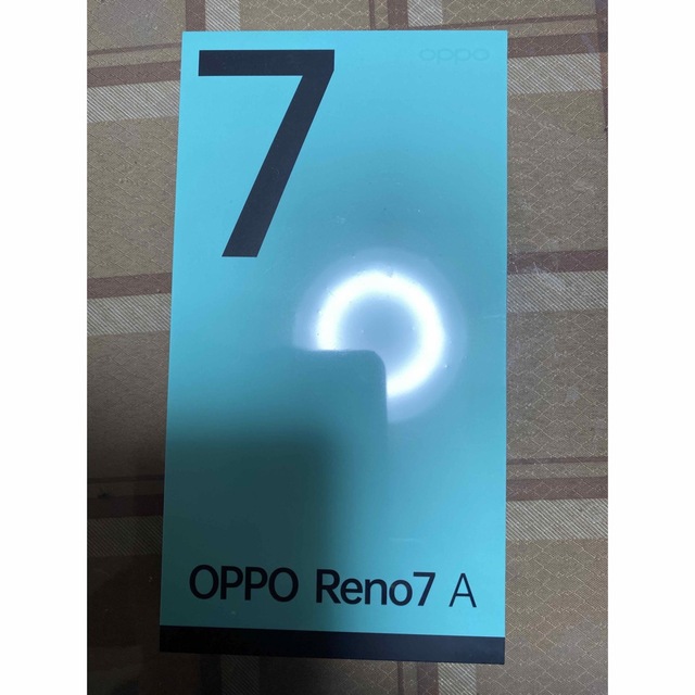OPPO(オッポ)のOPPO　reno7a 128g ドリームブルー　simフリー スマホ/家電/カメラのスマートフォン/携帯電話(スマートフォン本体)の商品写真