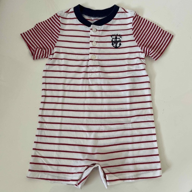 POLO RALPH LAUREN(ポロラルフローレン)のポロ ラルフローレン　ショートオール　9M  75センチ キッズ/ベビー/マタニティのベビー服(~85cm)(ロンパース)の商品写真