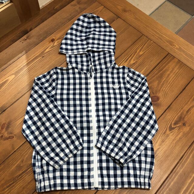 キッズ　チェックパーカー キッズ/ベビー/マタニティのキッズ服男の子用(90cm~)(ジャケット/上着)の商品写真